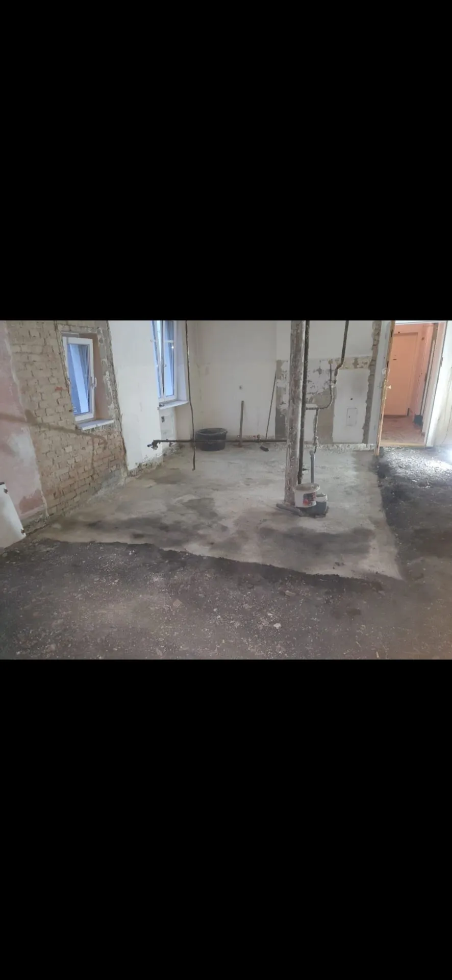 Entkernte Wohnung Oberzellergasse 1030 Wien
